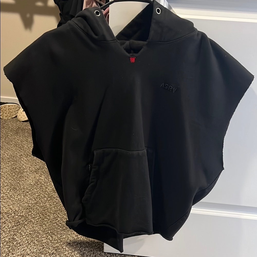 ASRV Black Hooded Vest